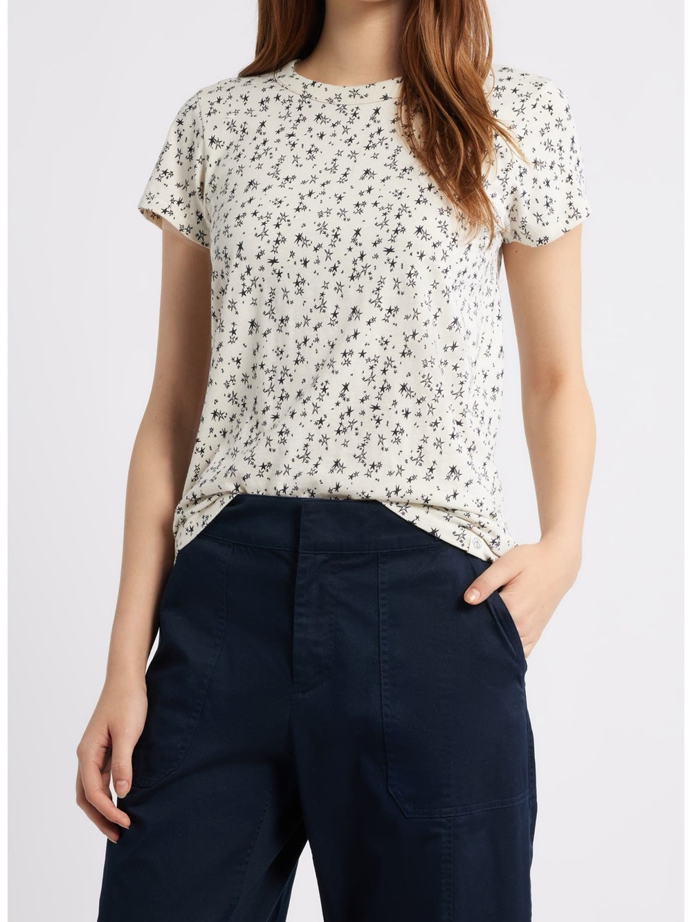 Rag & Bone All Over Stars T-shirt streetwear casual celestial essential M